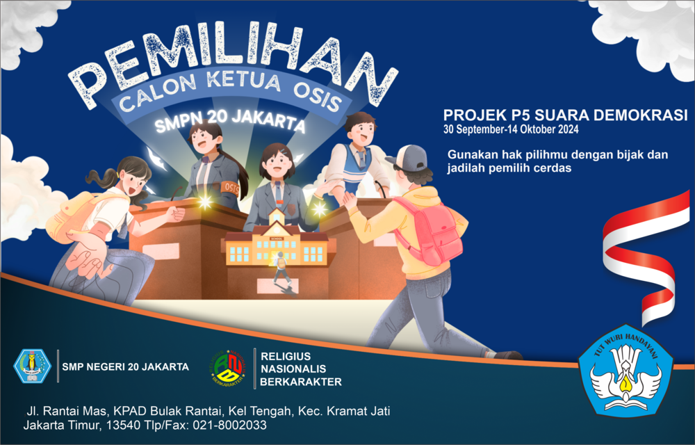 Projek P5 Suara Demokrasi Pemilihan Ketua OSIS masa bakti 2024-2025